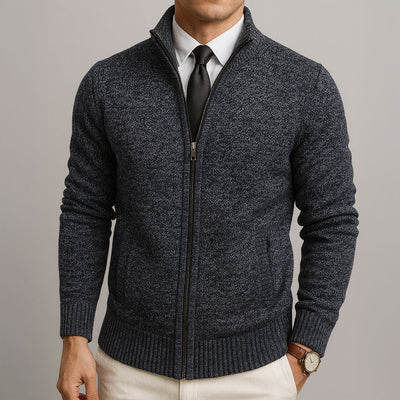 VINCENT™|CARDIGAN ZIP ELEGANTE