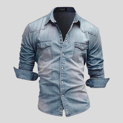 EMILIANO™|CAMICIA DENIM MODERNA