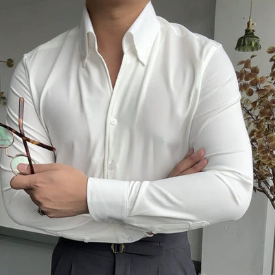 ALFIERI™|CAMICIA ELEGANTE SCOLLO A V