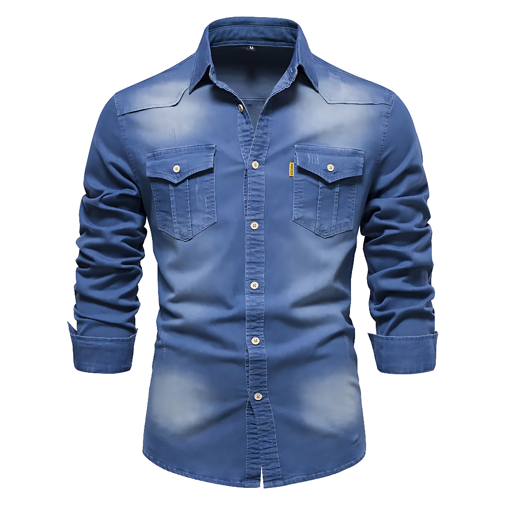 Gabriele™ | Camicia in Denim di Cotone di Alta Qualità